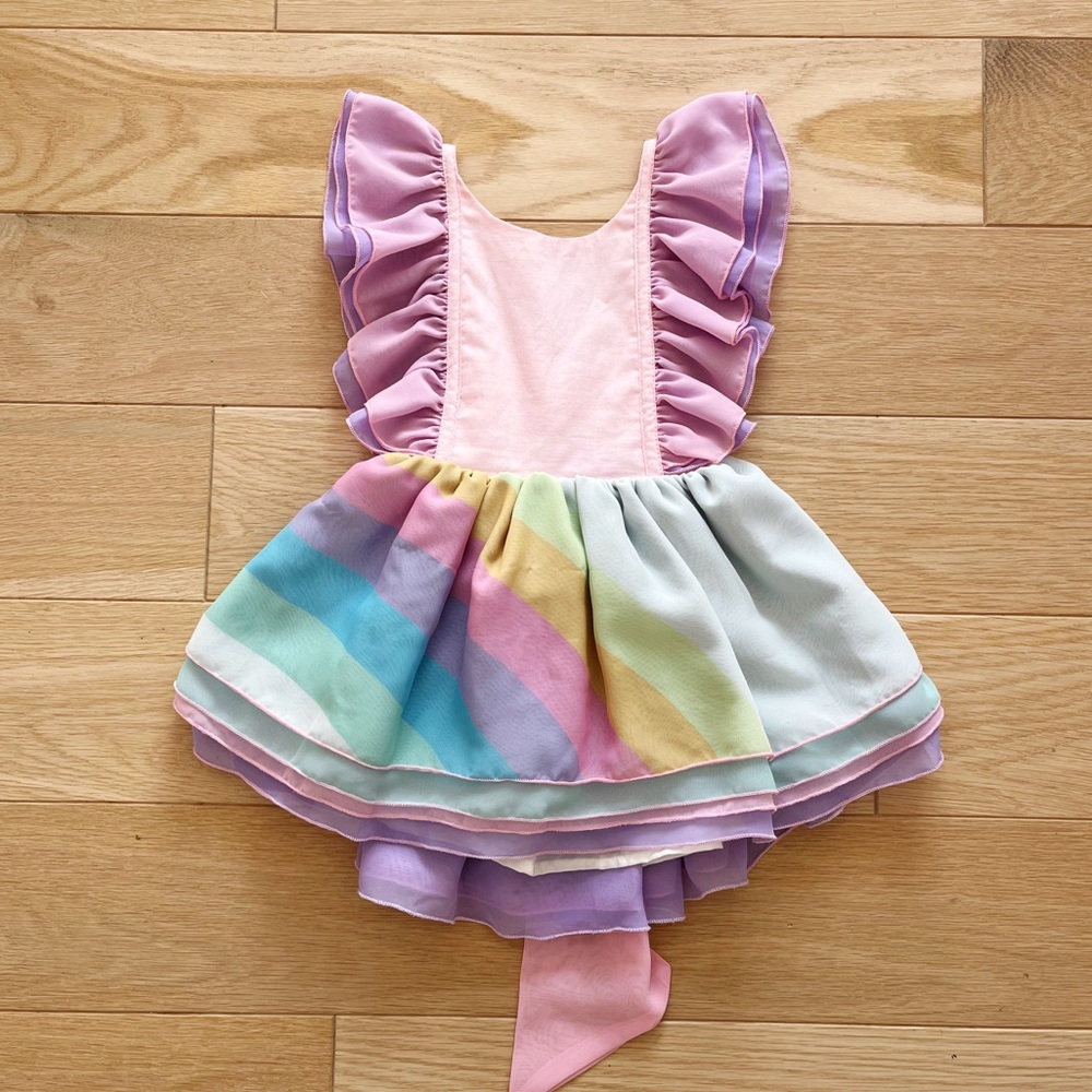 Pleiades Rainbow Dress Pastel 2T